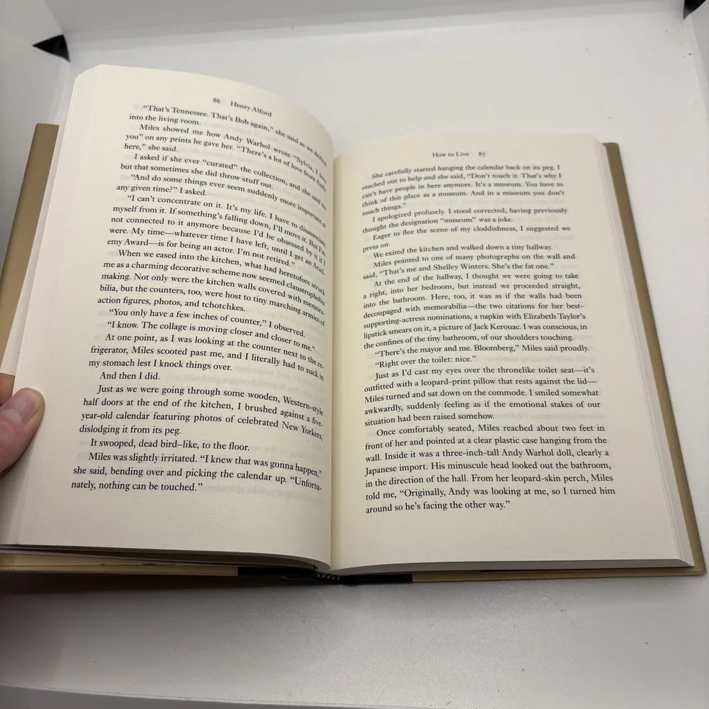 How to‎ Live: A Search for Wisdom from Old People Hardcover Henry Alford
